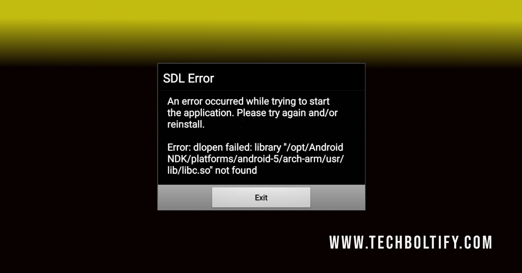 Errors with Android Shared Library Apps