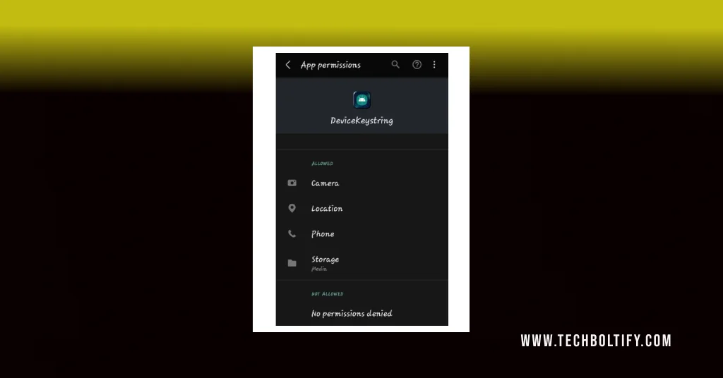 Device Keystring Permissions: Demystifying Sensitive Access