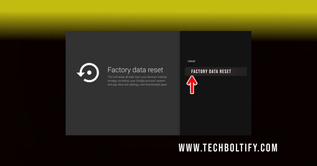 factory data reset