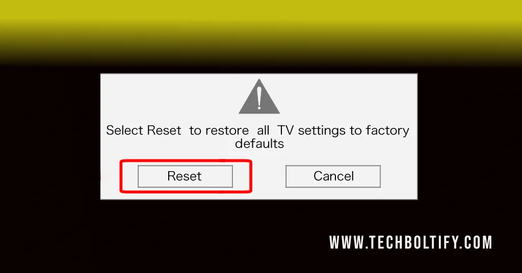 How to Reset Vizio TV without A Remote