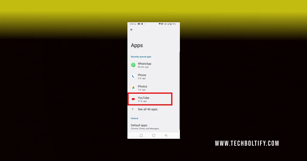 How to Uninstall YouTube from Any Smartphone step- by- step guide Locate YouTube App